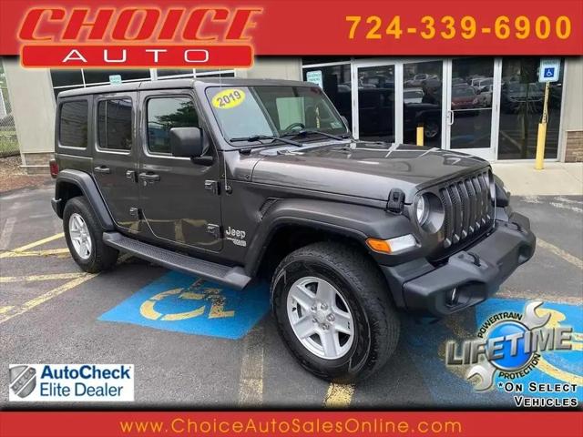 2019 Jeep Wrangler Unlimited Sport S 4x4 for sale in Murrysville, PA