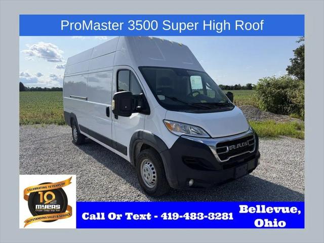 2023 Ram ProMaster Cargo Van Super High Roof 159" WB EXT for sale near Bellevue, OH
