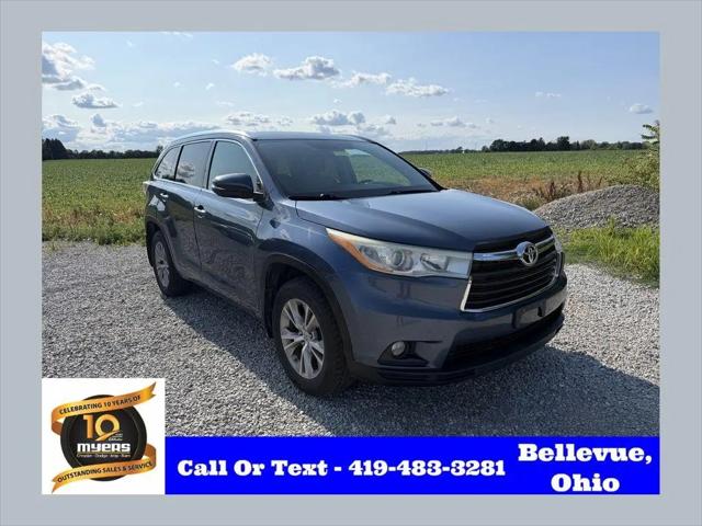 2014 Toyota Highlander XLE V6 for sale near Bellevue, OH