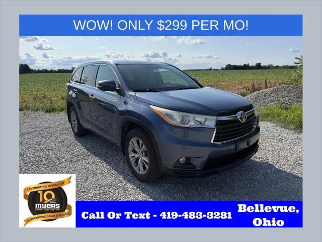 2014 Toyota Highlander for sale near Bellevue, OH
