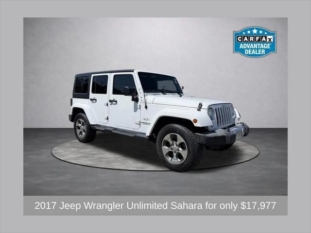 2017 Jeep Wrangler Unlimited Sahara for sale in Auburn, MA