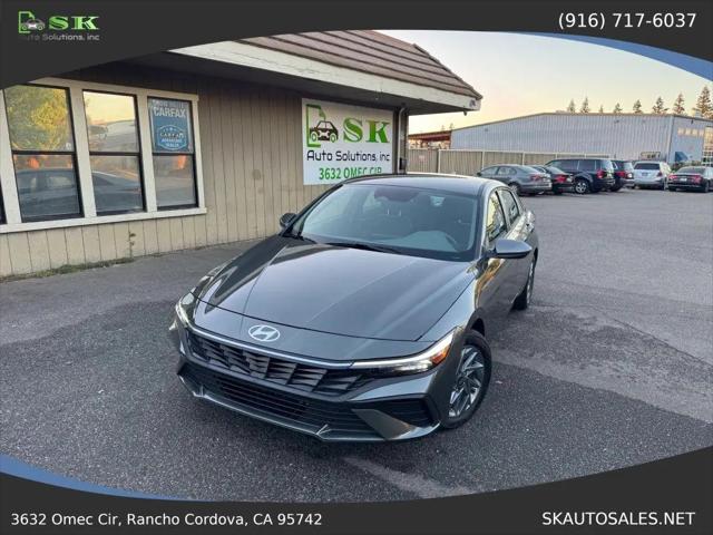 2025 Hyundai Elantra Hybrid Blue for sale in Rancho Cordova, CA