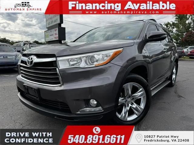 2015 Toyota Highlander Limited V6 for sale in Fredericksburg, VA
