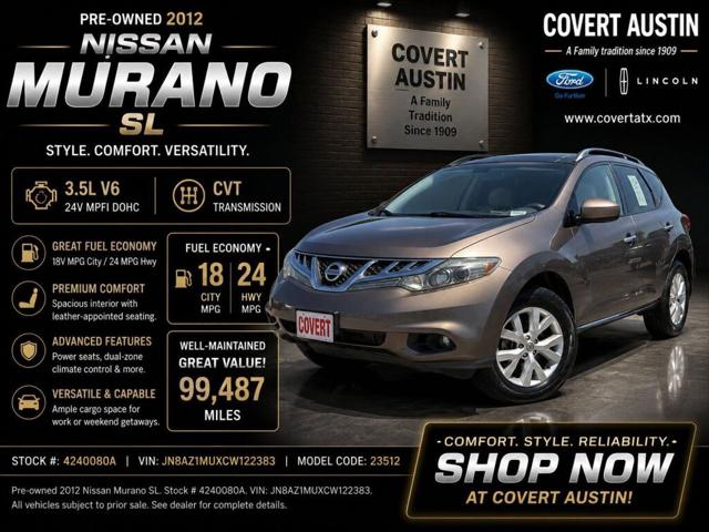 2012 Nissan Murano SL for sale in Austin, TX