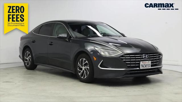 2020 Hyundai Sonata Hybrid Blue for sale in Murietta, CA