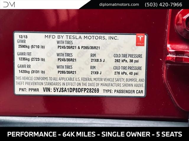 2013 Tesla Model S Performance