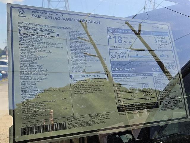 2026 Ram 1500 Big Horn Crew Cab 4x4 57 Box