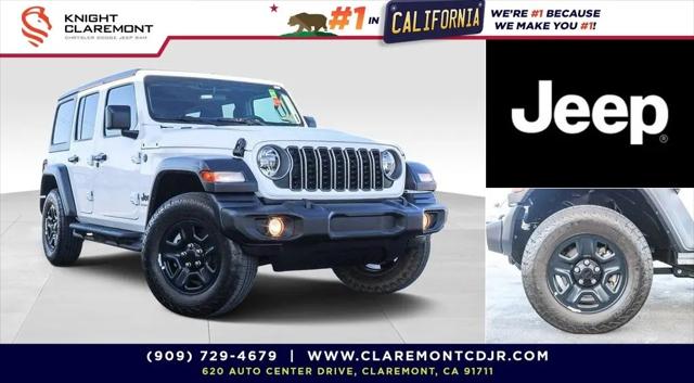 2025 Jeep Wrangler 4-Door Sport 4x4 for sale in Claremont, CA