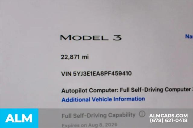 2023 Tesla Model 3 Rear-Wheel Drive