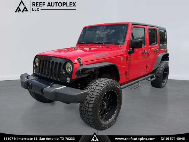 2018 Jeep Wrangler JK Unlimited Willy Wheeler 4x4 for sale in San Antonio, TX