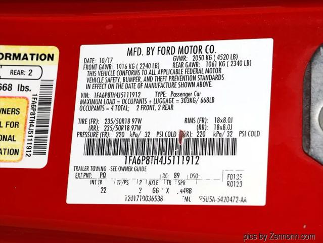 2018 Ford Mustang EcoBoost