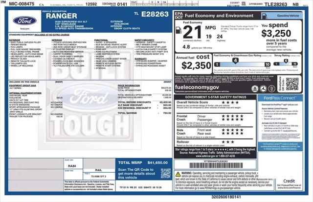 2026 Ford Ranger XLT