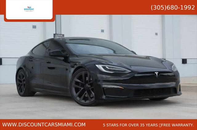2021 Tesla Model S Plaid Tri Motor All-Wheel Drive for sale in Opa Locka, FL