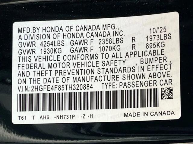 2026 Honda Civic Sport