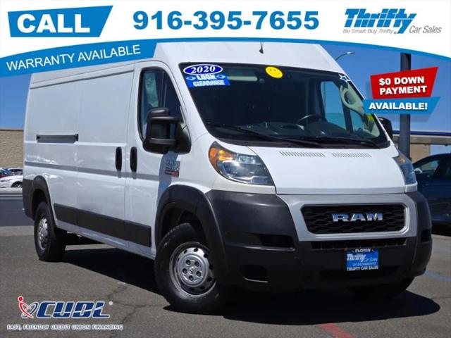2020 Ram ProMaster 2500 Cargo Van High Roof 159" WB for sale in Sacramento, CA