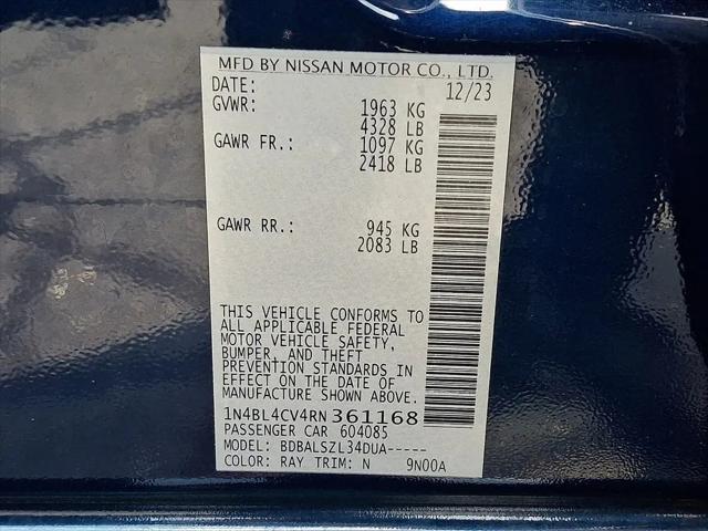 2024 Nissan Altima SR FWD