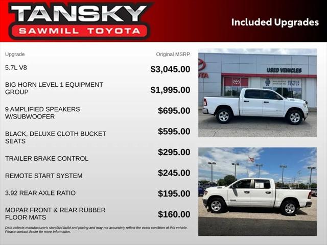 2023 Ram 1500 Big Horn Crew Cab 4x4 57 Box