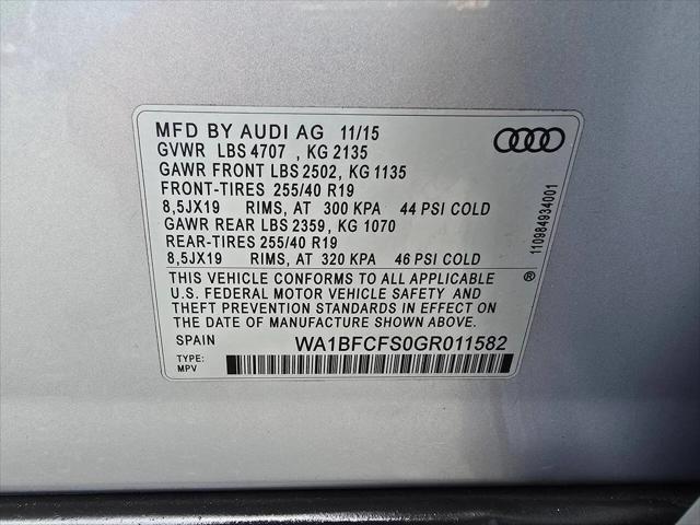 2016 Audi Q3 2.0T Premium Plus