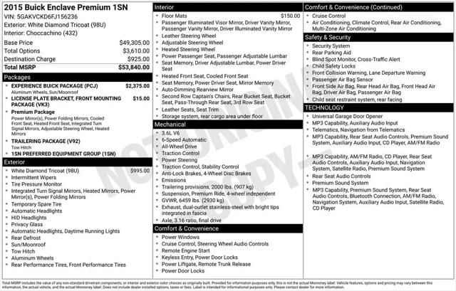 2015 Buick Enclave Premium for sale in Tinley Park, IL