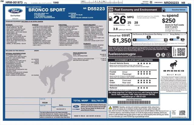 2022 Ford Bronco Sport Big Bend for sale in Tinley Park, IL