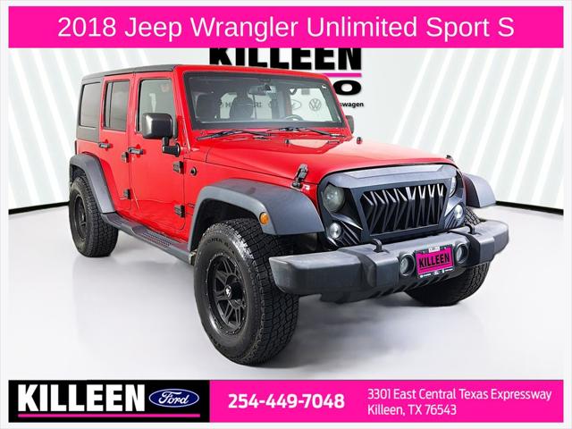 2018 Jeep Wrangler JK Unlimited Sport S 4x4 for sale in Killeen, TX