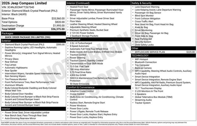 2026 Jeep Compass Limited
