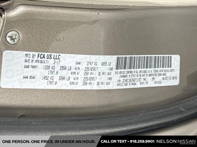 2017 Chrysler Pacifica Touring-L