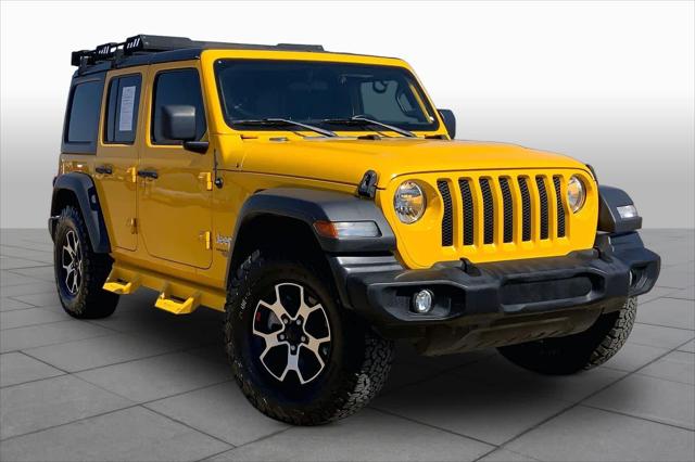Used 2020 Jeep Wrangler Unlimited Sport S 4x4 For Sale in Lubbock, TX