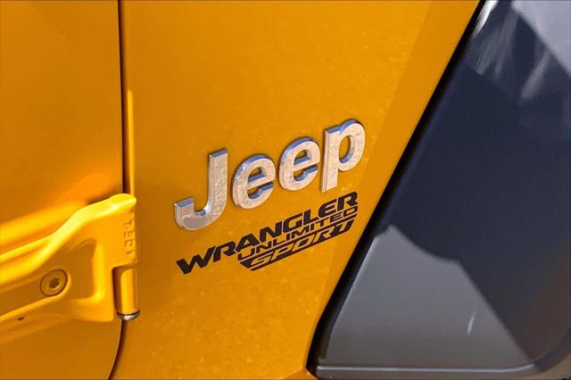 Used 2020 Jeep Wrangler Unlimited Sport S 4x4 For Sale in Lubbock, TX