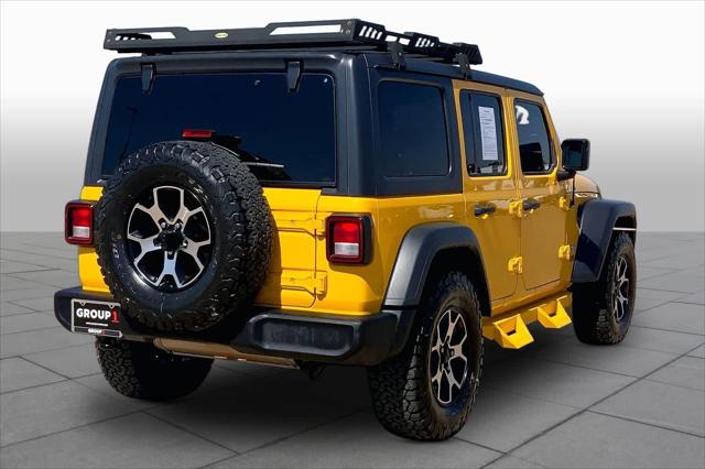 Used 2020 Jeep Wrangler Unlimited Sport S 4x4 For Sale in Lubbock, TX