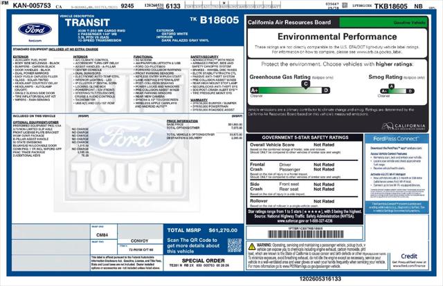2026 Ford Transit Cargo Van T-250
