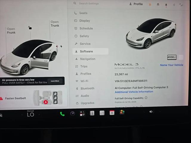 2021 Tesla Model 3 Standard Range Plus Rear-Wheel Drive