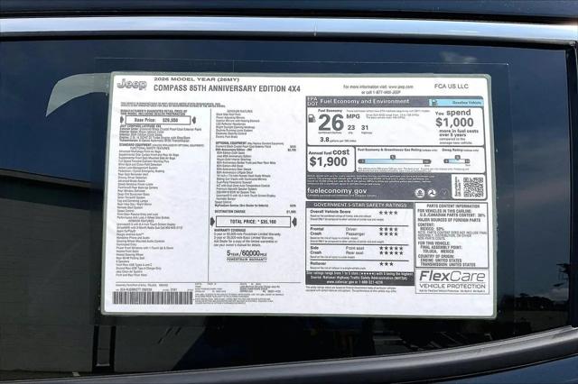 2026 Jeep Compass 85th Anniversary 4x4
