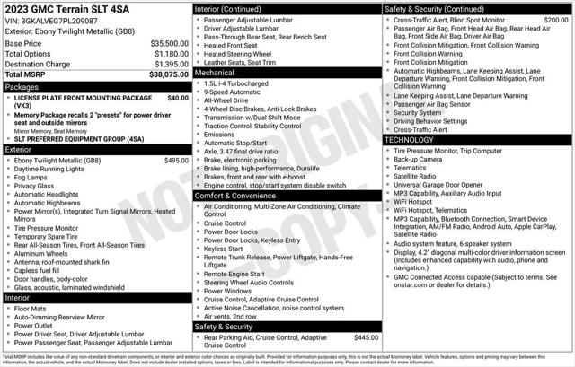 2023 GMC Terrain AWD SLT