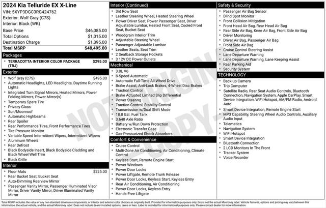 2024 Kia Telluride EX X-Line 2024 Kia Telluride EX X-Line