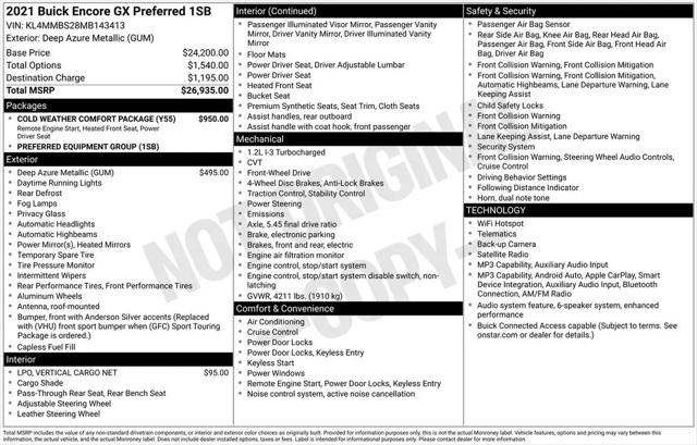 2021 Buick Encore GX FWD Preferred