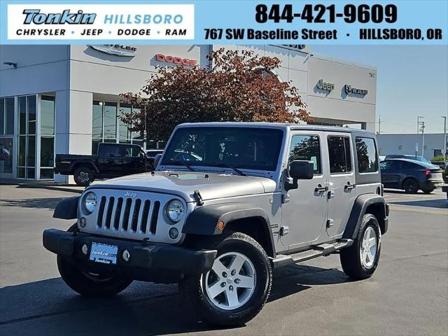 2018 Jeep Wrangler JK Unlimited Sport S 4x4 for sale in Hillsboro, OR