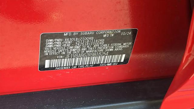 2024 Subaru WRX Base