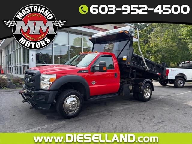 2016 Ford F-550 4X4 6.7L POWERSTROKE DIESEL RUGBY PTO DUMP TRUCK!! for sale in Salem, NH