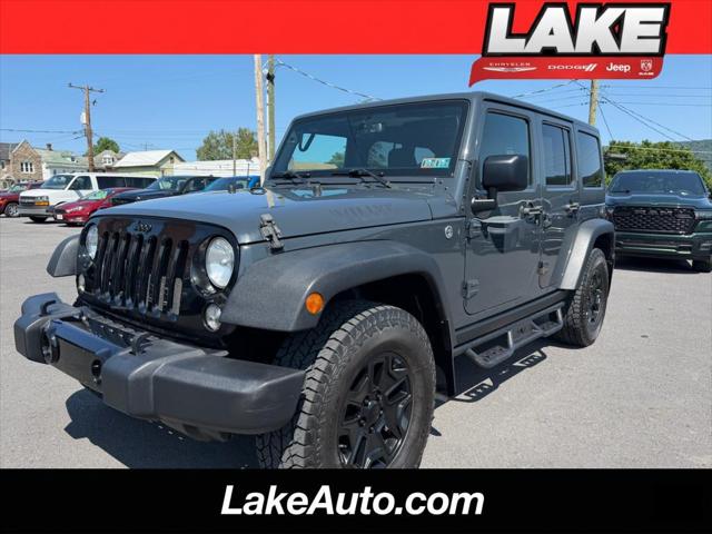 2017 Jeep Wrangler Unlimited Willys Wheeler 2017 Jeep Wrangler Unlimited Willys Wheeler