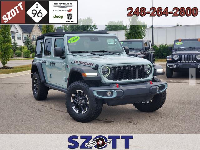 2024 Jeep Wrangler 4-Door Rubicon 4x4 for sale in New Hudson, MI