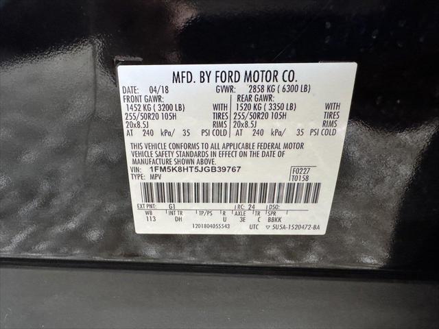 2018 Ford Explorer Platinum