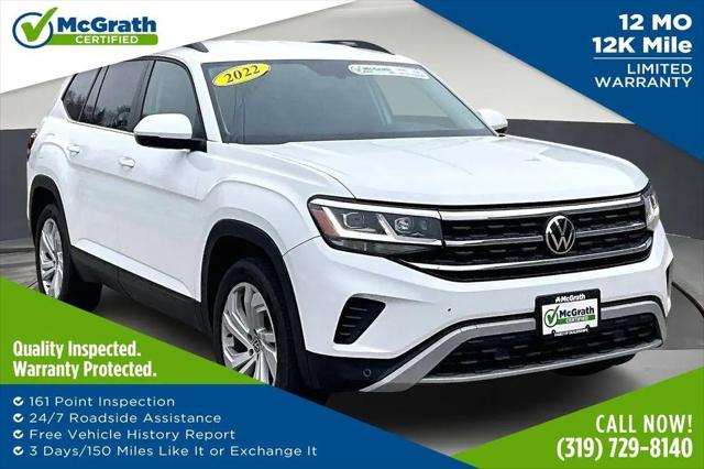 2022 Volkswagen Atlas 3.6L V6 SE w/Technology for sale in Davenport, IA
