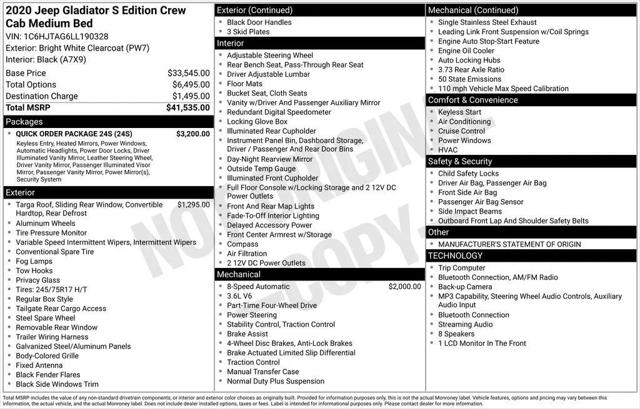 2020 Jeep Gladiator Sport S for sale in Pensacola, FL