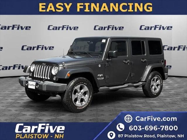 2018 Jeep Wrangler JK Unlimited Sahara 4x4 for sale in Plaistow, NH