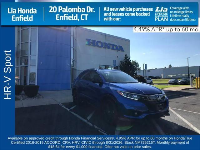 2022 Honda HR-V AWD Sport for sale in Enfield, CT