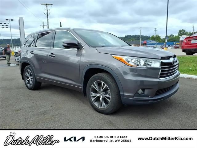 2016 Toyota Highlander XLE V6 for sale in Barboursville, WV