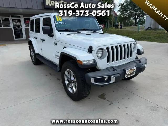 2018 Jeep Wrangler Unlimited Sahara 4x4 for sale in Cedar Rapids, IA