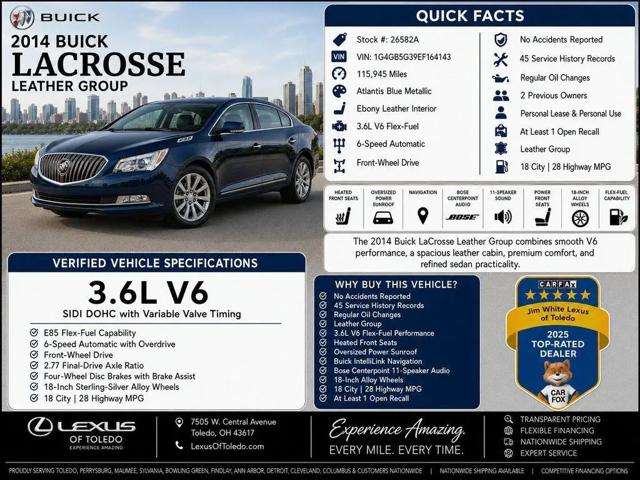 2014 Buick LaCrosse Leather Group for sale in Toledo, OH