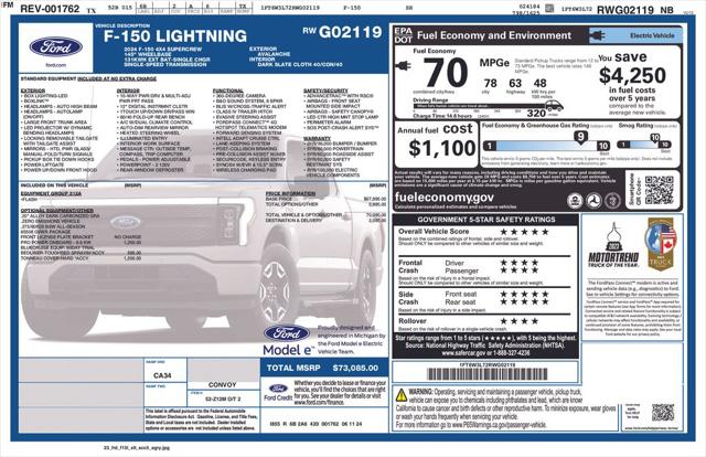Used 2024 Ford F-150 Lightning Flash For Sale in Muscle Shoals, AL